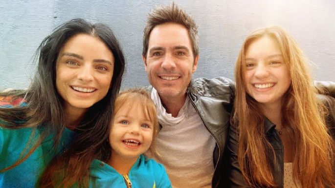 ¿Se reconcilian? Captan a Aislinn Derbez y Mauricio Ochmann junto a su hija