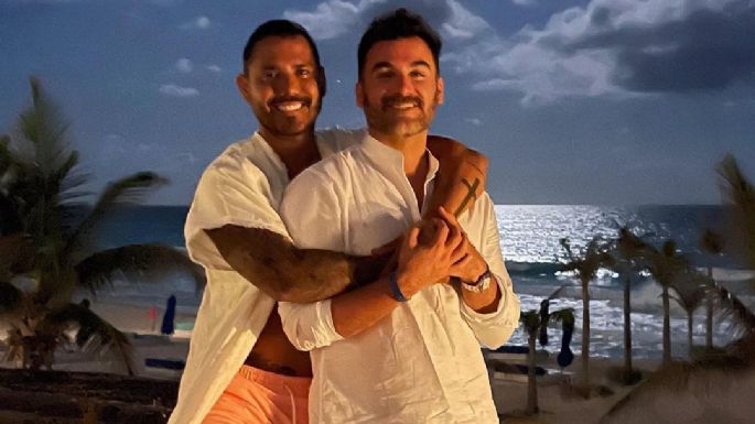 Intérprete de 'Escobar, El Patrón del Mal' se casa con su novio en ritual maya en Cancún