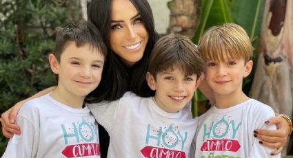 Hijos de Ines Gómez Mont celebran su cumpleaños número 9 y así lo presume la conductora