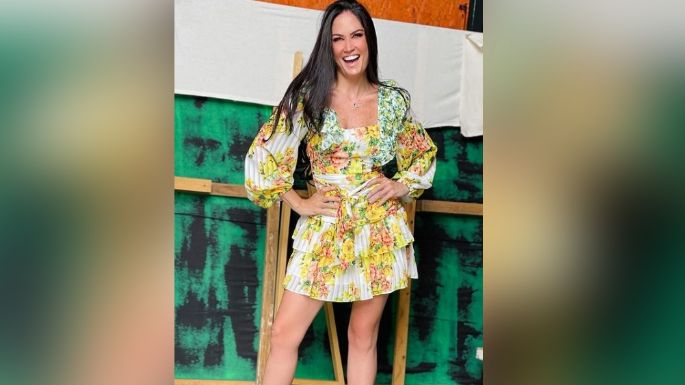 Joanna Vega-Bientro enamora en Imagen TV con coqueto vestido negro desde 'Sale el Sol'