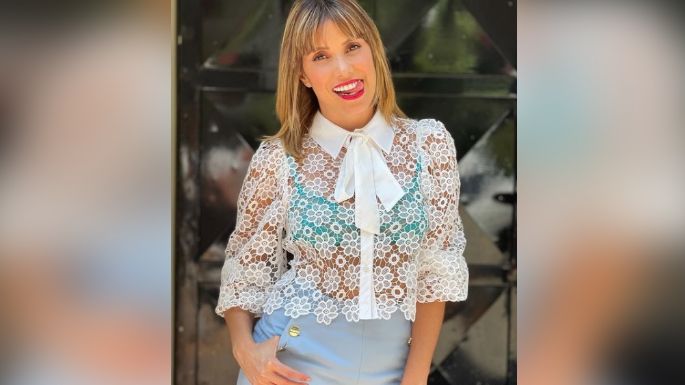 Andrea Escalona enloquece a Televisa al posar en sensual atuendo desde 'Hoy'