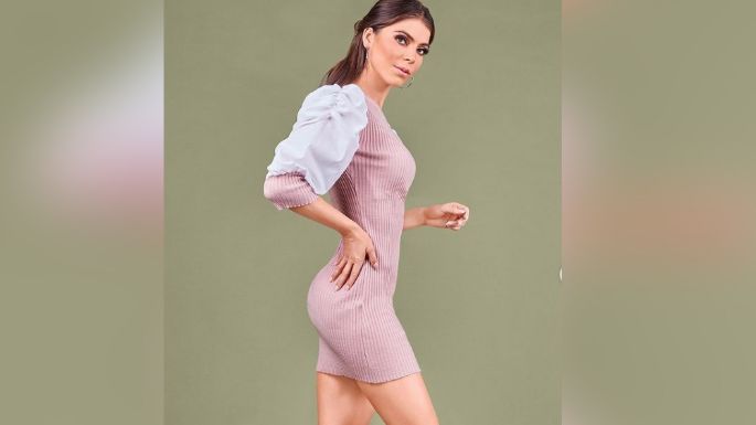 Esmeralda Ugalde enloquece a TV Azteca al lucirse en sensual atuendo rosa