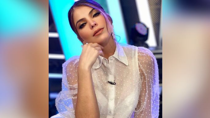 Esmeralda Ugalde enloquece a TV Azteca al lucirse en revelador atuendo beige