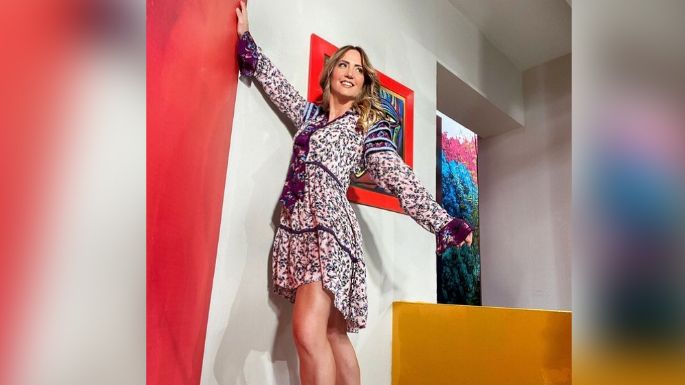 Andrea Legarreta enloquece Televisa al posar en sensual vestido desde 'Hoy'