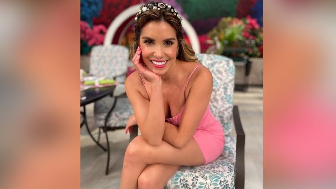 Andrea Escalona enloquece a Televisa al posar en sensual vestido desde 'Hoy'