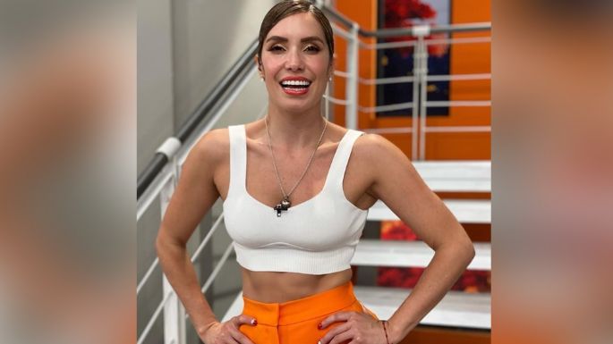 Andrea Escalona vuelve a los reflectores y posa con un increíble outfit desde 'Hoy'