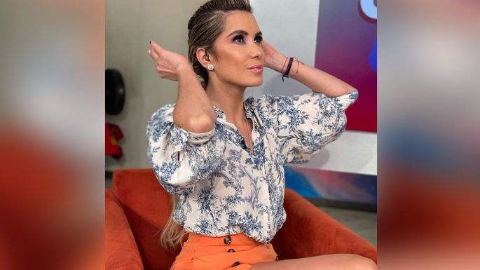 Andrea Escalona enloquece a Televisa al posar en sensual atuendo blanco desde 'Hoy'
