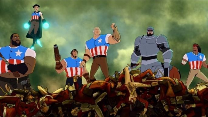 ¡Divertido! Netflix lanza un cartel de su nueva película animada 'America: The Motion Picture'