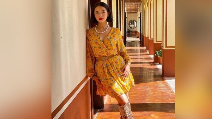 Ángela Aguilar se roba todas las miradas en Instagram con divino vestido negro