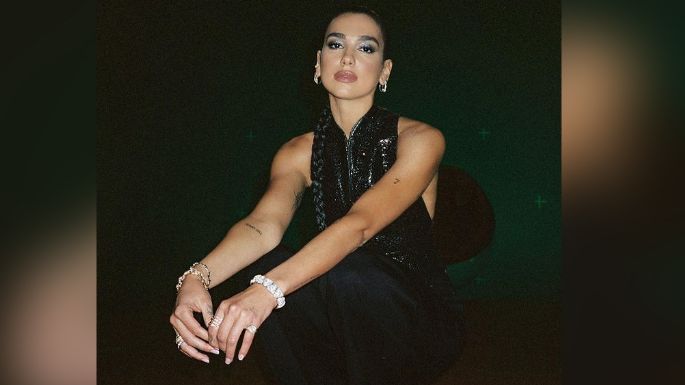 ¡Divina! Dua Lipa enamora a todo Instagram al posar en atrevido 'outfit' negro