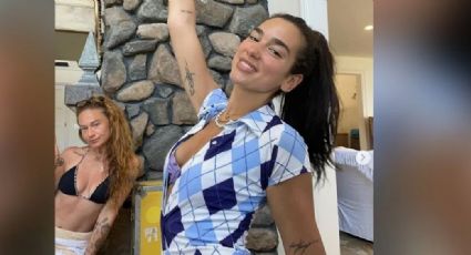 Dua Lipa se roba los corazones de fans con espectacular 'outfit' rosado