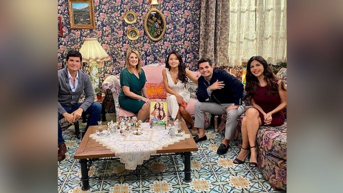 Érika Buenfil enloquece a Televisa al bailar con el elenco de 'Vencer el Pasado'
