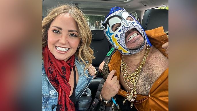 Andrea Legarreta enloquece Televisa al posar en vestido negro desde 'Hoy'