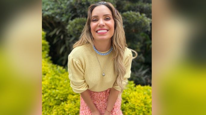 Andrea Escalona enloquece a Televisa al posar en sensual vestido rojo desde 'Hoy'