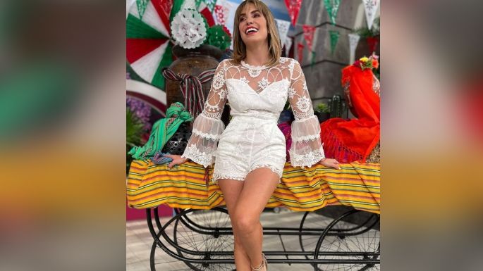 Andrea Escalona enloquece a Televisa al posar en sensual vestido floreado desde 'Hoy'
