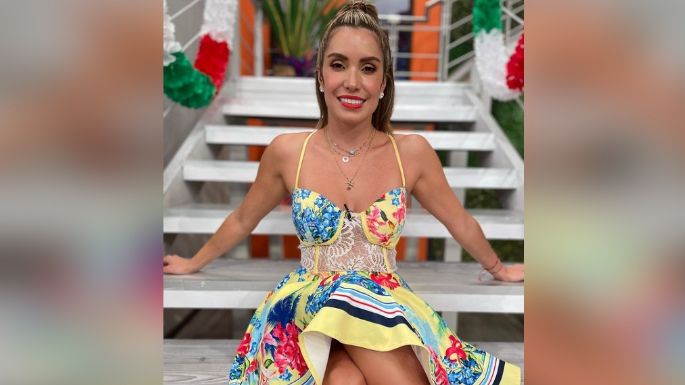 Andrea Escalona enloquece a Televisa al posar en sensual vestido blanco desde 'Hoy'