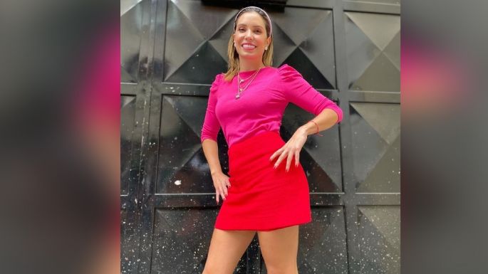Andrea Escalona enloquece a Televisa al posar en sensual vestido floreado desde 'Hoy'