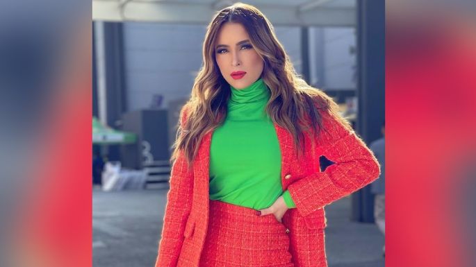 Cynthia Rodríguez enloquece a TV Azteca al posar sensual en coqueto 'outfit' rosa