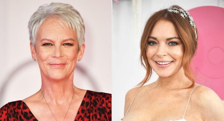 Jamie Lee Curtis demuestra su apoyo a Lindsay Lohan por su nueva película navideña