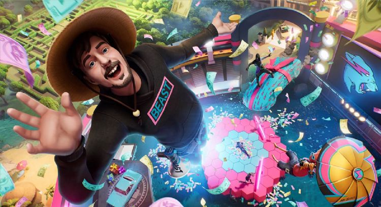 El empresario y youtuber MrBeast tendrá una colaboración con 'Fortnite' y una sorpresa millonaria