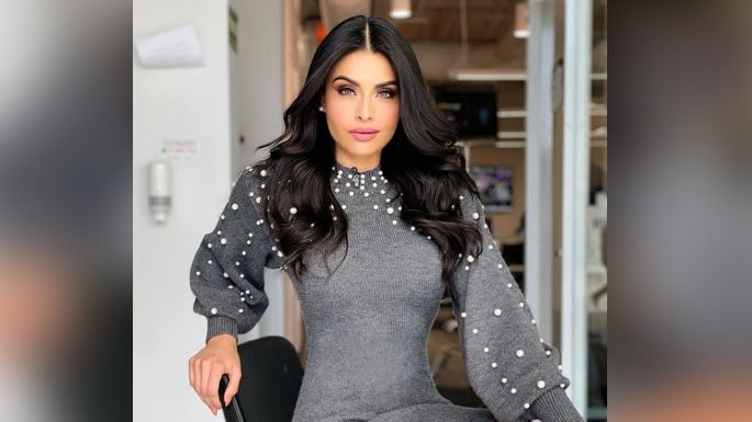 Kristal Silva enloquece a TV Azteca al posar en este maravilloso vestido azul