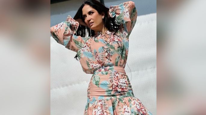 Joanna Vega-Bientro deleita a Imagen TV en coqueto 'outfit' desde 'Sale el Sol'