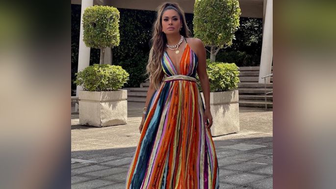Galilea Montijo enloquece a Televisa al posar en sensual vestido azul desde 'Hoy'