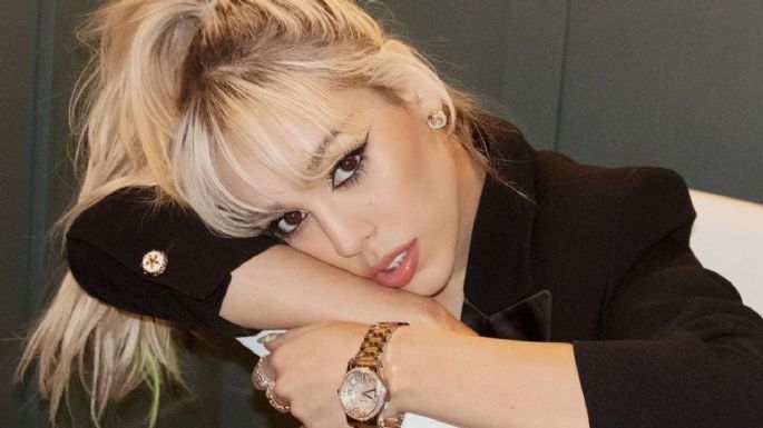 Danna Paola regresa a las redes y posa con encantador outfit blanco; este es su look