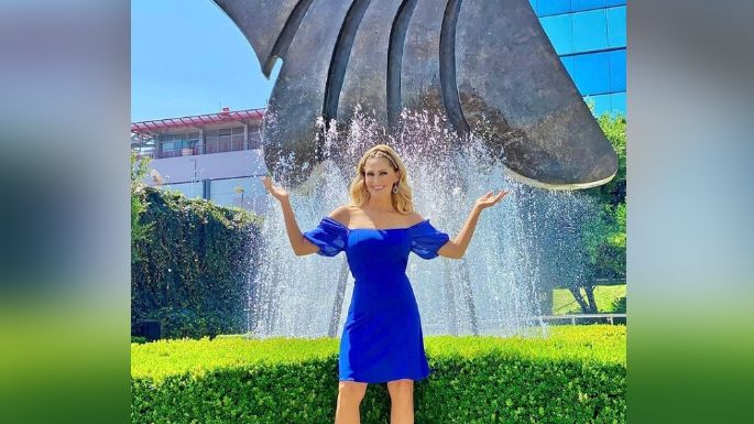 Anette Cuburu maravilla en 'VLA' al posar espectacular en vestido morado