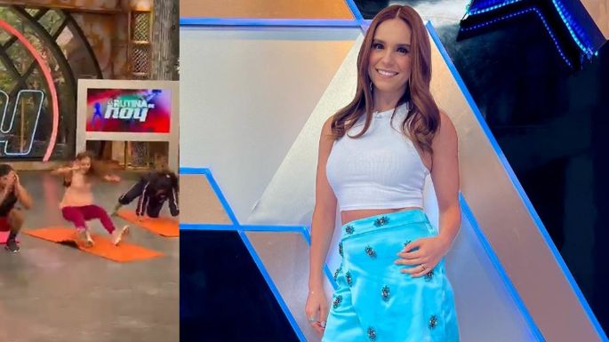 Desde Televisa, Tania Rincón posa con encantador outfit morado y enciende las redes