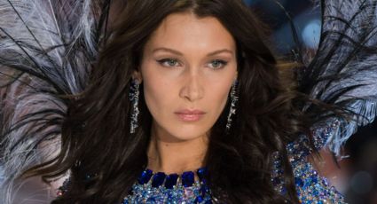 Bella Hadid roba suspiros en este vestido a su llegada para la fiesta de su nueva bebida