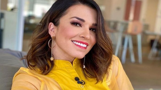 Laura G se enfunda en coqueto look verde y enciende a todo TV Azteca