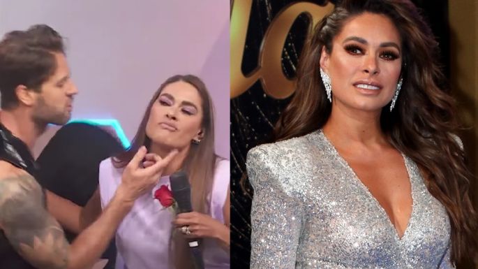 ¿Y el marido? Galán de Televisa se 'come' a besos a Galilea Montijo en 'Hoy'