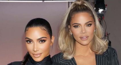 Kim Kardashian y Khloé Kardashian lucen despampanantes en estos bikinis negros