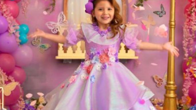 Así fue la lujosa fiesta que organizó Kimberly Flores a la pequeña Gianna