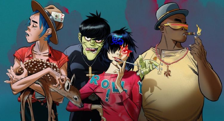 La poco conocida colaboración entre David Bowie y Gorillaz