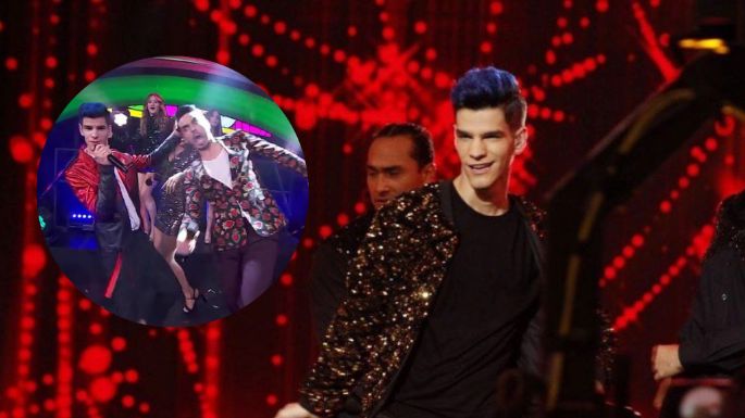 Nelson Carreras levantó el evento en la fiesta mexicana Azteca con divertida presentación