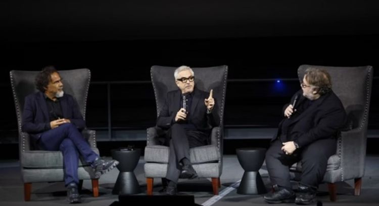 Guillermo del Toro, Alfonso Cuarón y Alejandro G. Iñárritu conversan en el especial Los Tres amigos