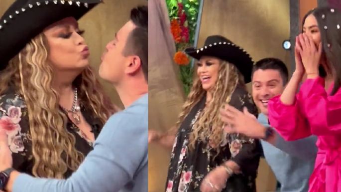 Shock en TV Azteca, Carlos Quirarte le da un beso en los labios a la 'Chicuela' en 'VLA'