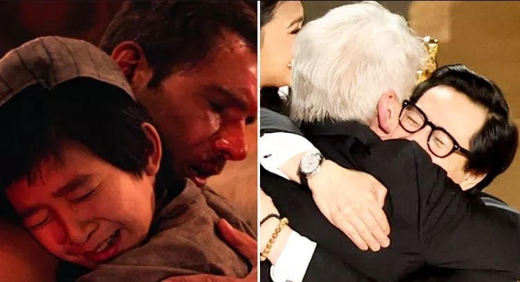 Mira el emotivo encuentro entre Harrison Ford y Ke Huy Quan; actores de 'The Goonies' lo felicitan