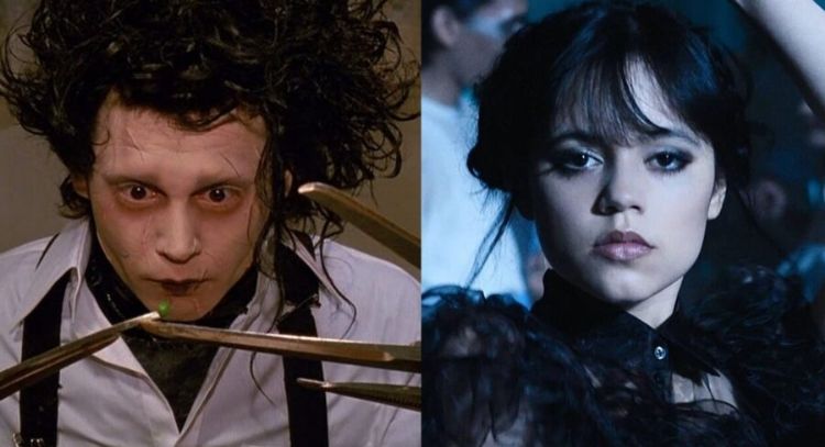 Jonny Depp y Jenna Ortega aparecerán juntos en una nueva serie sobre el famoso director Tim Burton