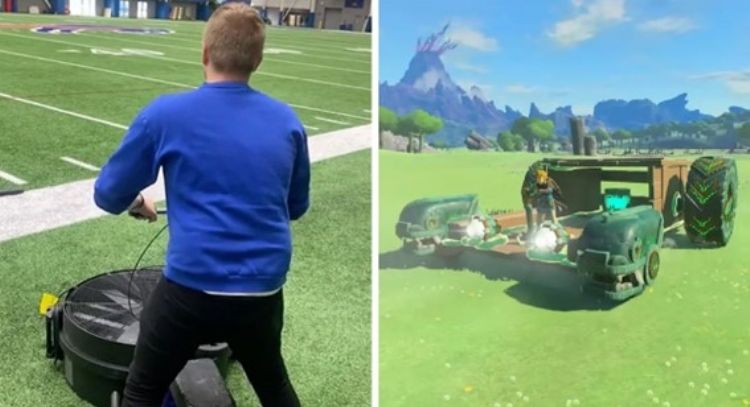 'The Legend of Zelda: Tears of the Kingdom' llega a la NFL con este divertido video de TikTok