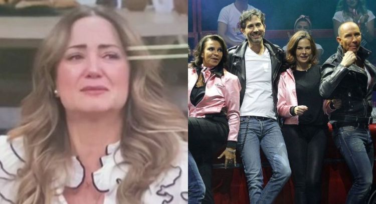 Elenco de 'Vaselina' rinde homenaje a la fallecida madre de Andrea Legarreta, conductora de 'Hoy'